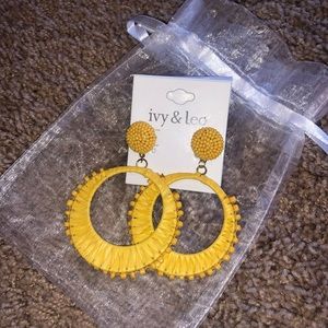 Ivy & Leo Woven Hoop Earrings